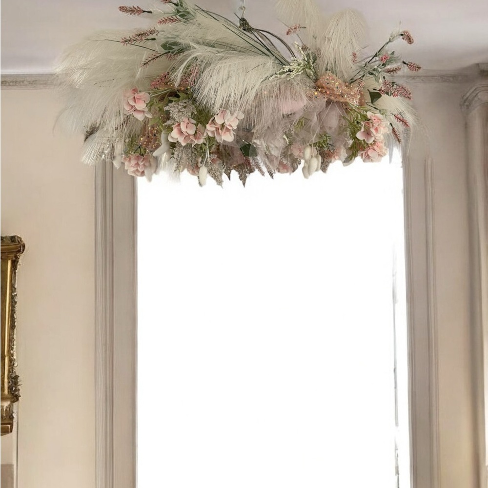 CUSTOM ORDER A FLOWER CHANDELIER - Picture 4 of 8